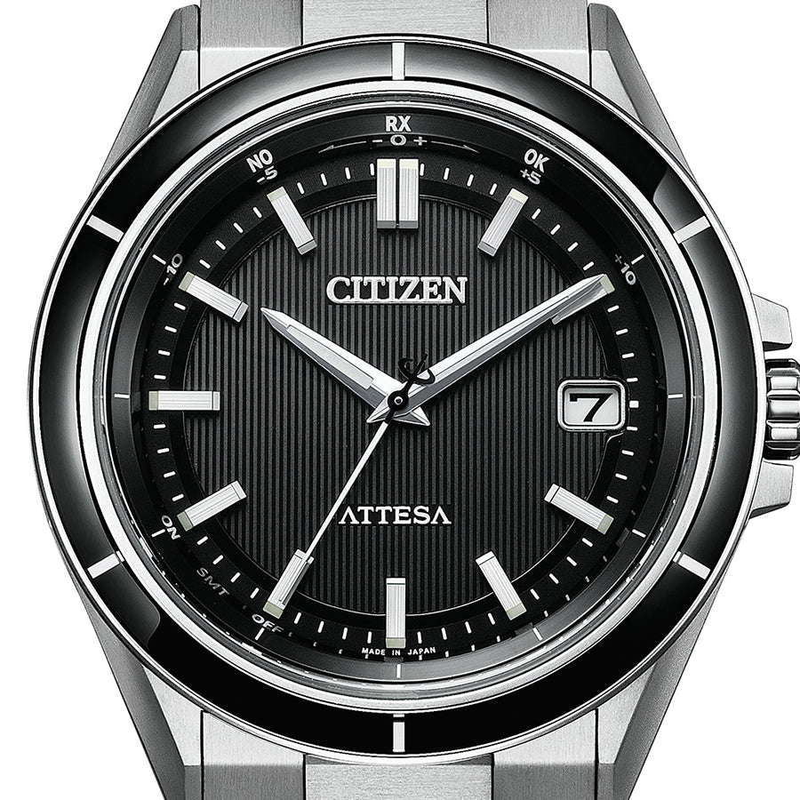 CITIZEN CB3030-76E Wrist watch ATTESA Eco Drive Black Super Titanium Men Unused