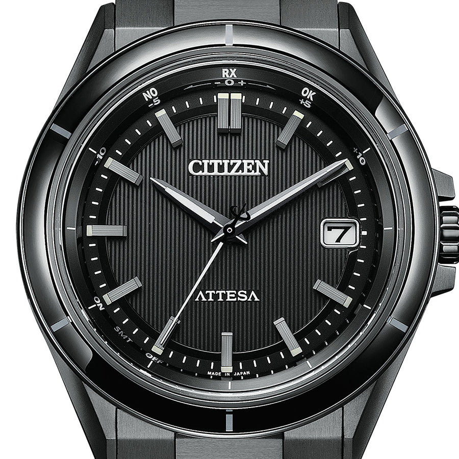 CITIZEN CB3035-72E Unused ATTESA Eco Drive Sapphire glass Black Men Wrist watch