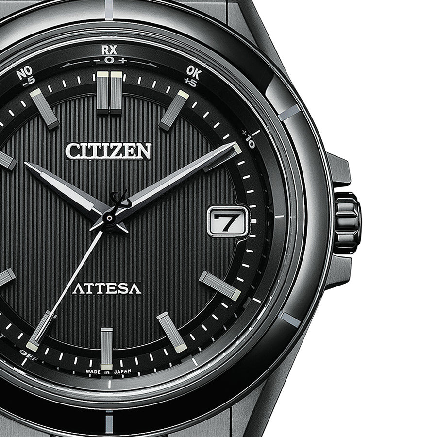 CITIZEN CB3035-72E Unused ATTESA Eco Drive Sapphire glass Black Men Wrist watch