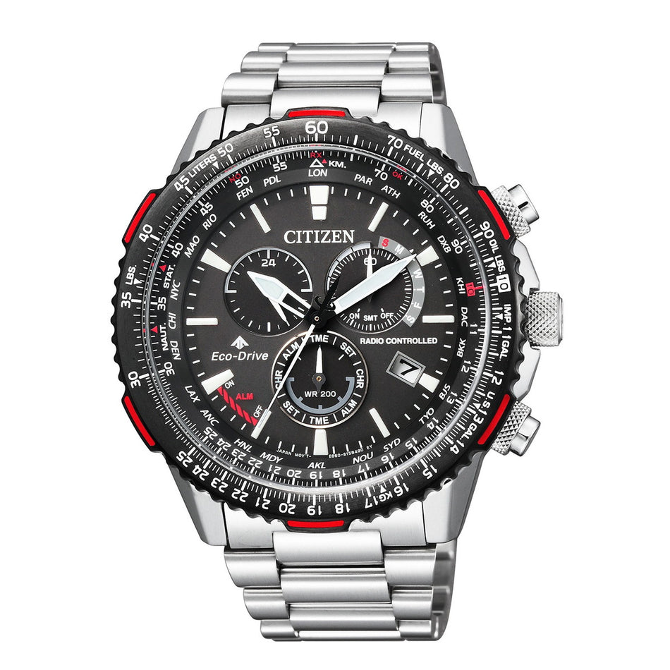 CITIZEN CB5001-57E Wrist watch PROMASTER Eco Drive Black SS Analog Men Unused