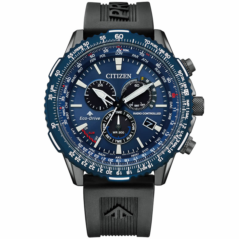 CITIZEN CB5006-02L Unused PROMASTER Eco Drive Sapphire glass Blue SS Wrist watch