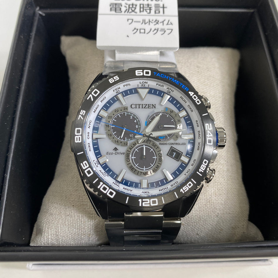 CITIZEN CB5034-91A Wrist watch PROMASTER Eco Drive White SS Analog Men Unused