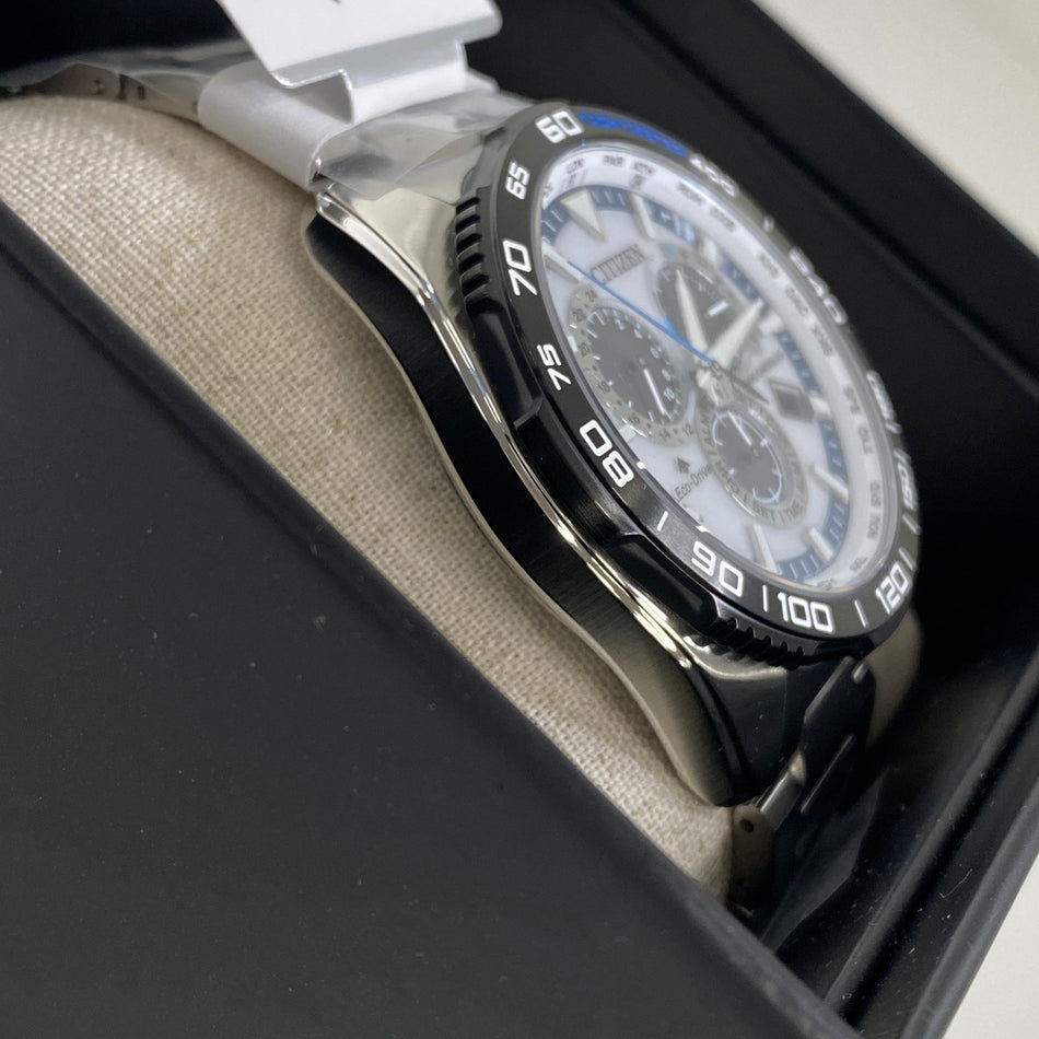 CITIZEN CB5034-91A Wrist watch PROMASTER Eco Drive White SS Analog Men Unused