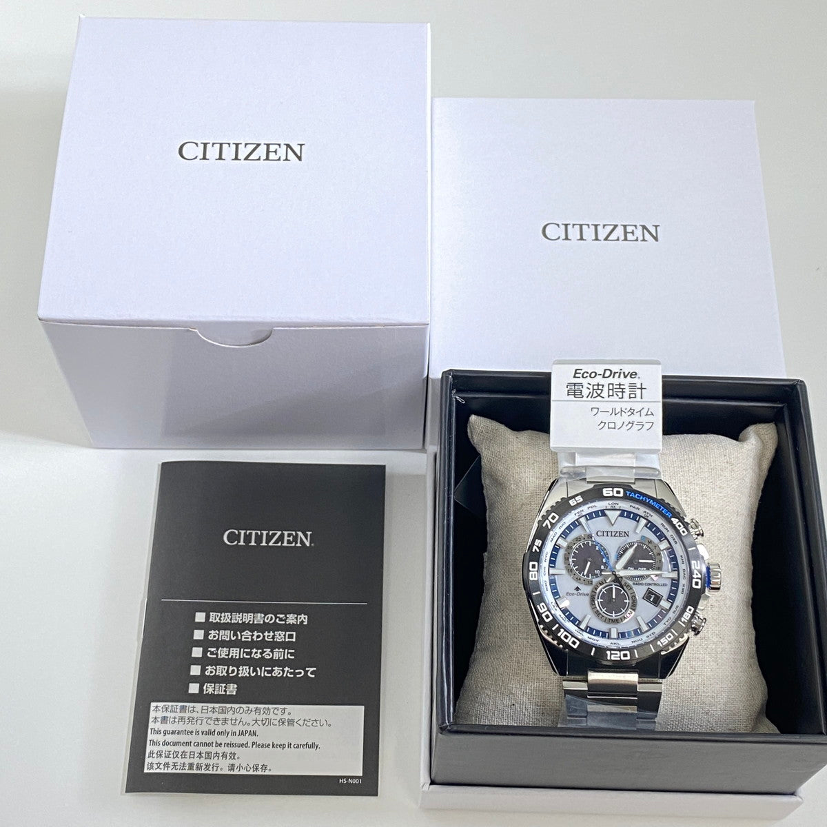 CITIZEN CB5034-91A Unused PROMASTER Eco Drive Sapphire glass white Men Watch