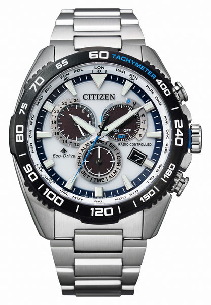 CITIZEN CB5034-91A Unused PROMASTER Eco Drive Sapphire glass white Men Watch