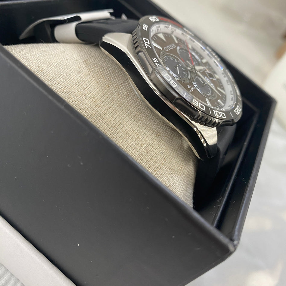 CITIZEN CB5036-10X Wrist watch PROMASTER Eco Drive Black SS Analog Men Unused