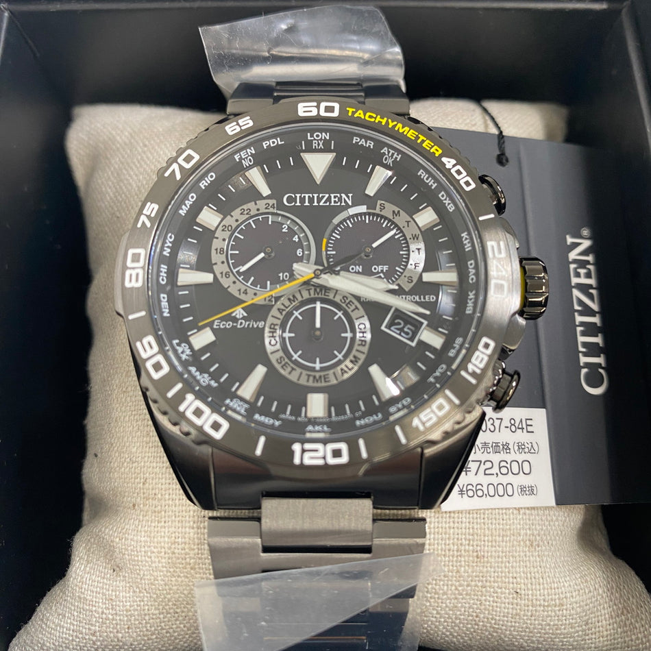 CITIZEN CB5037-84E Wrist watch PROMASTER Eco Drive Gray SS Analog Men Unused