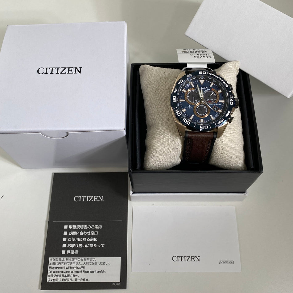 CITIZEN CB5039-11L Wrist watch PROMASTER Eco Drive Navy SS Analog Men Unused