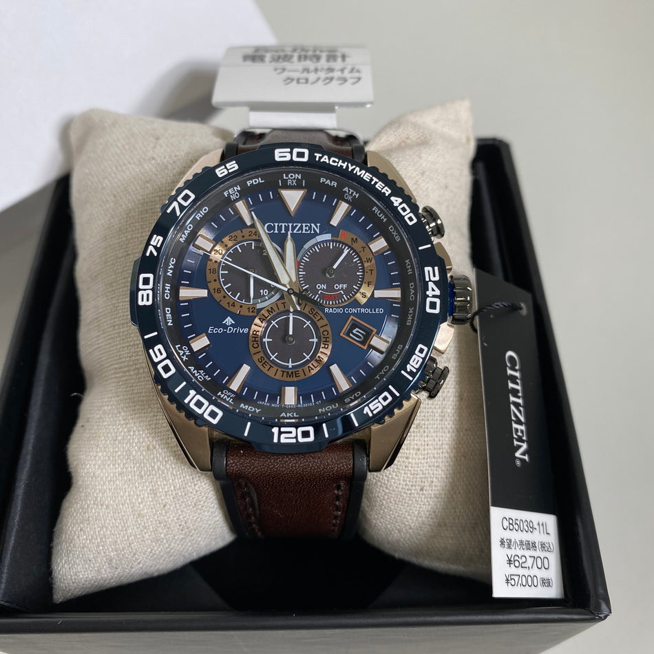CITIZEN CB5039-11L Wrist watch PROMASTER Eco Drive Navy SS Analog Men Unused