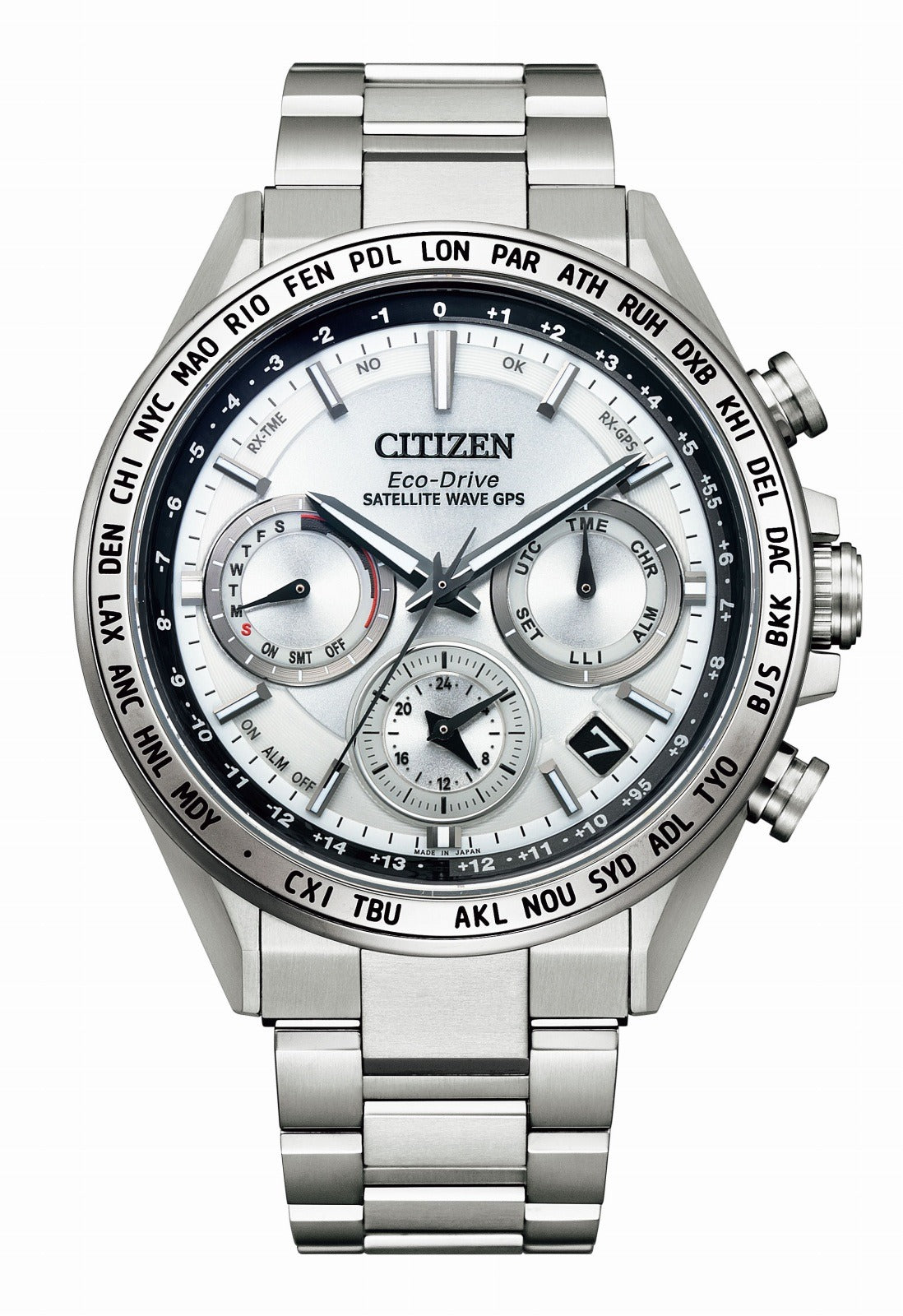 CITIZEN CC4010-80A Unused ATTESA Eco Drive Sapphire glass Silver Men Wrist watch