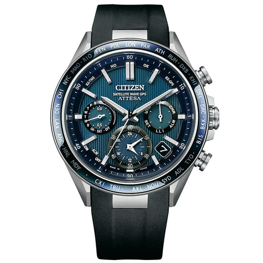 CITIZEN CC4050-18L Unused ATTESA Eco Drive Sapphire glass Blue Men Wrist watch