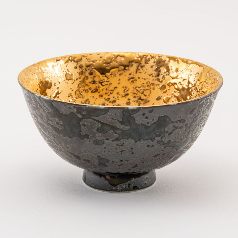 Arita ware japanese pottery Tableware/Bowl Gold/Black/White made in JAPAN