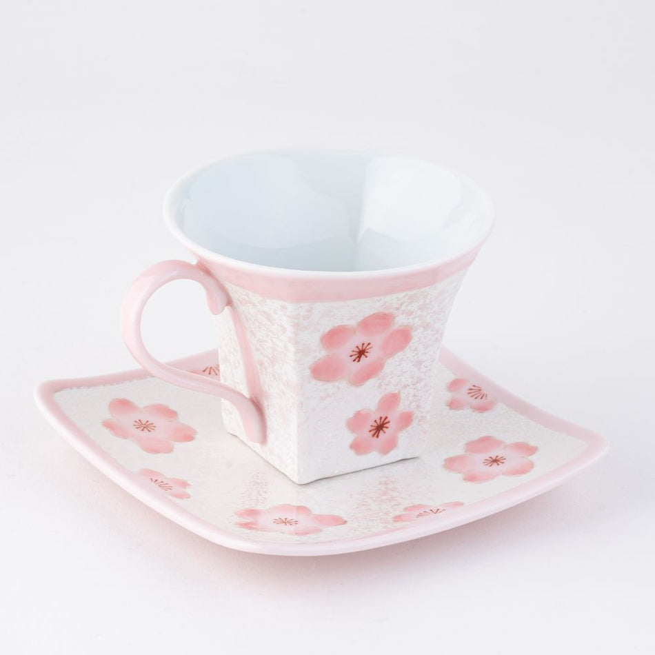 Arita-yaki ware porcelain pottery Coffee cup saucer Blue/Red/green made in JAPAN