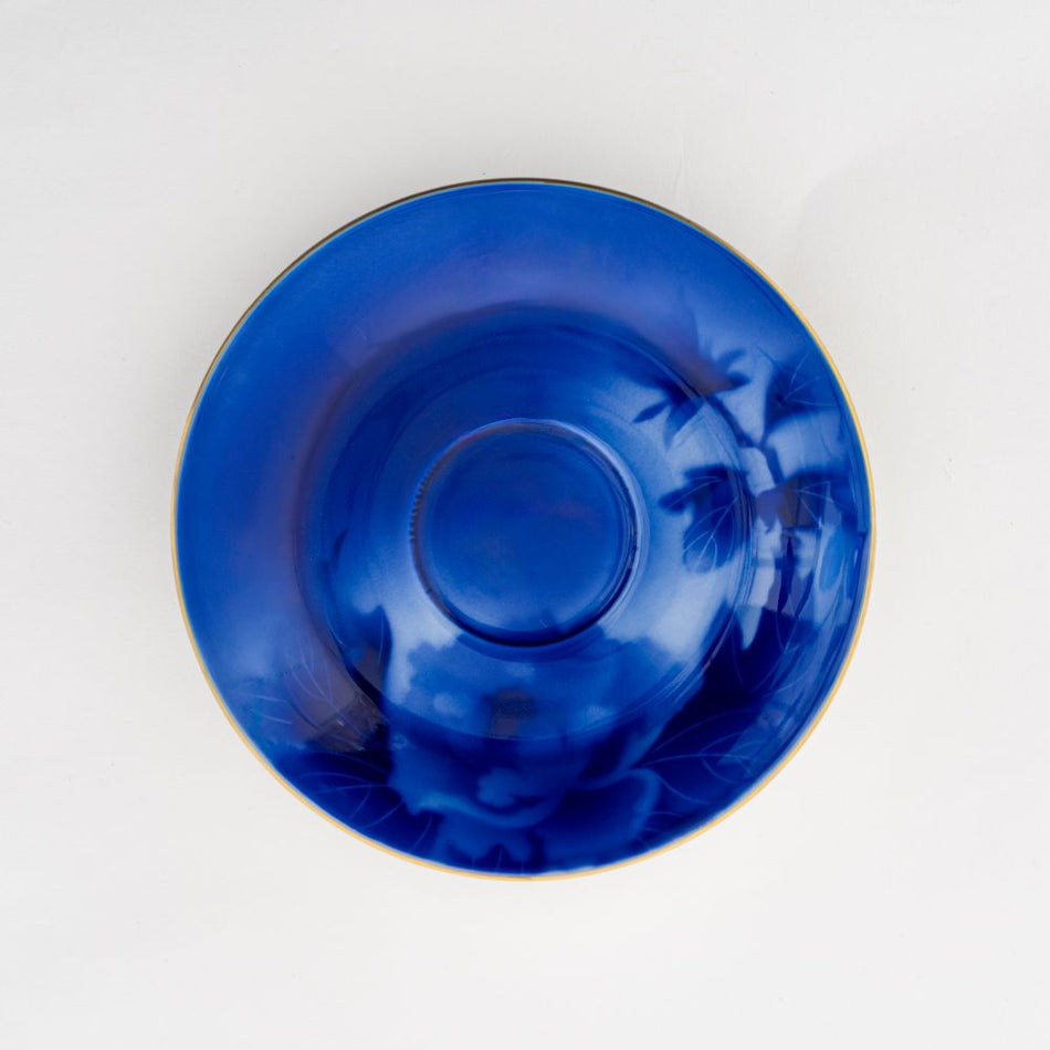 Japanese pottery Aritaware AritaYaki Cup and saucer 2pieces BlueWhite made JAPAN