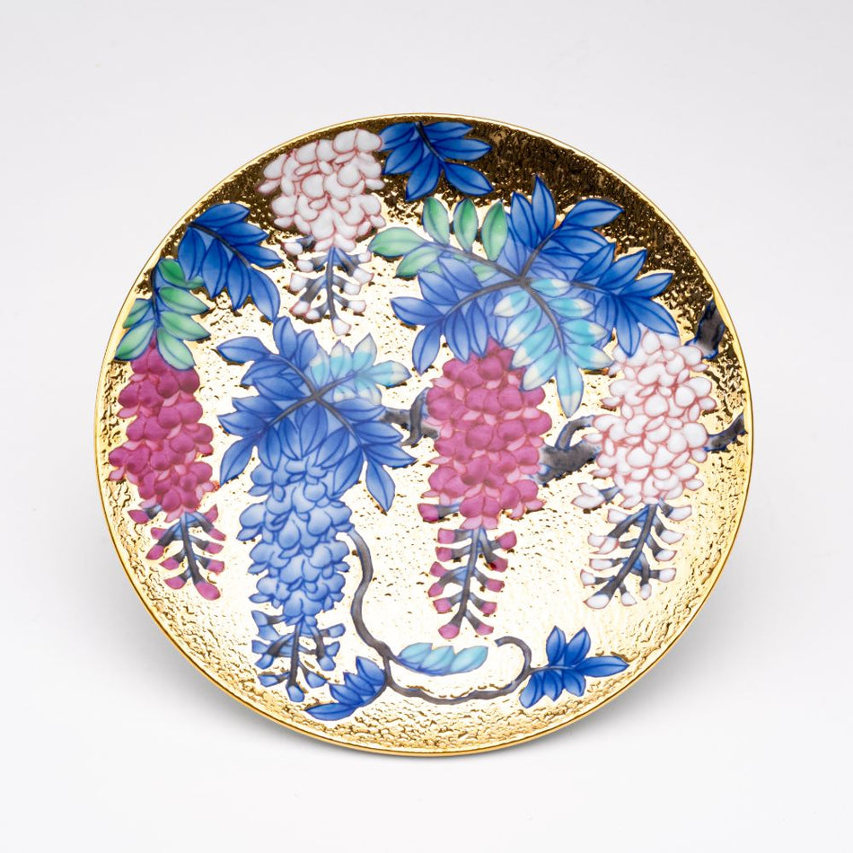 CoffeeCup & Saucers Arita ware Pottery porcelain Gold multicolor made in japan