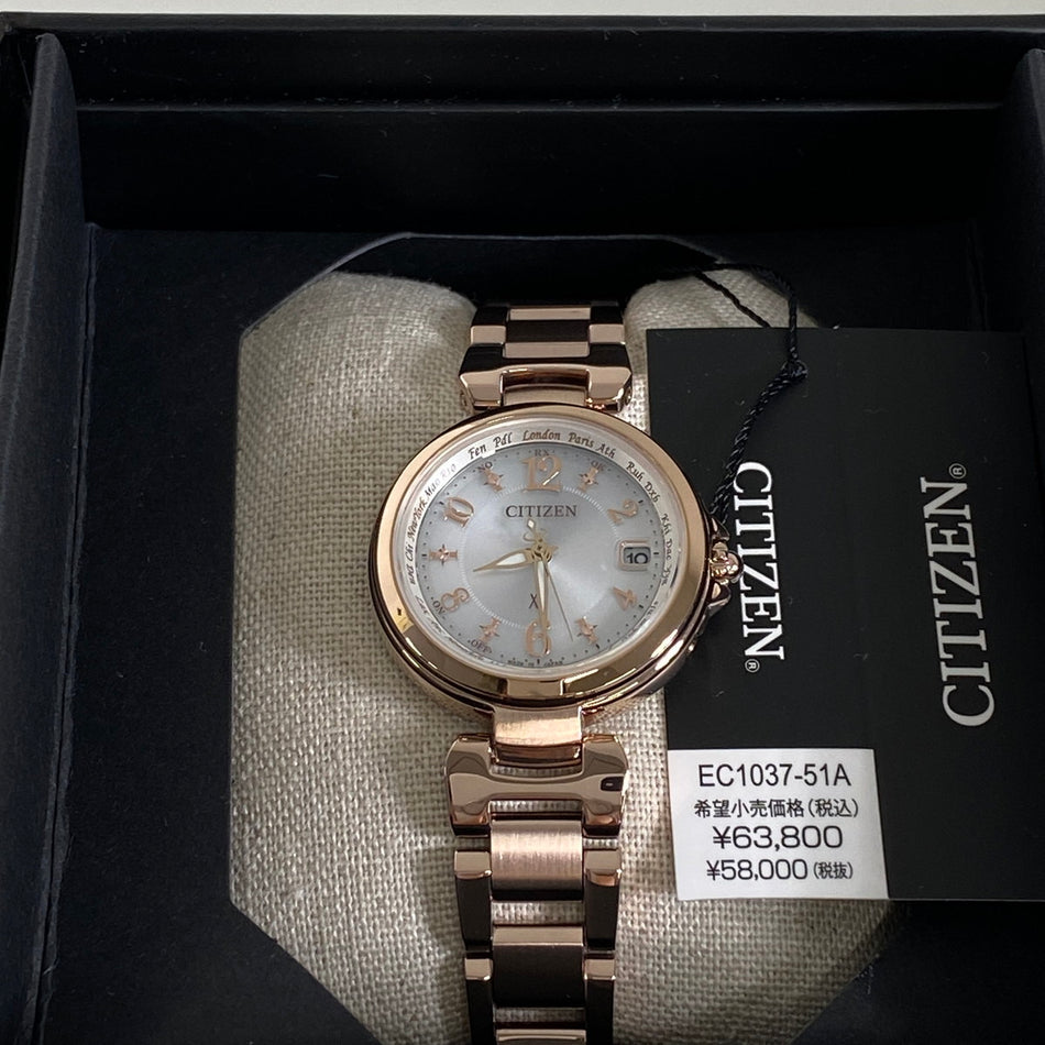 CITIZEN EC1037-51A Wrist watch XC basic Eco Drive Silver SS Analog Women Unused