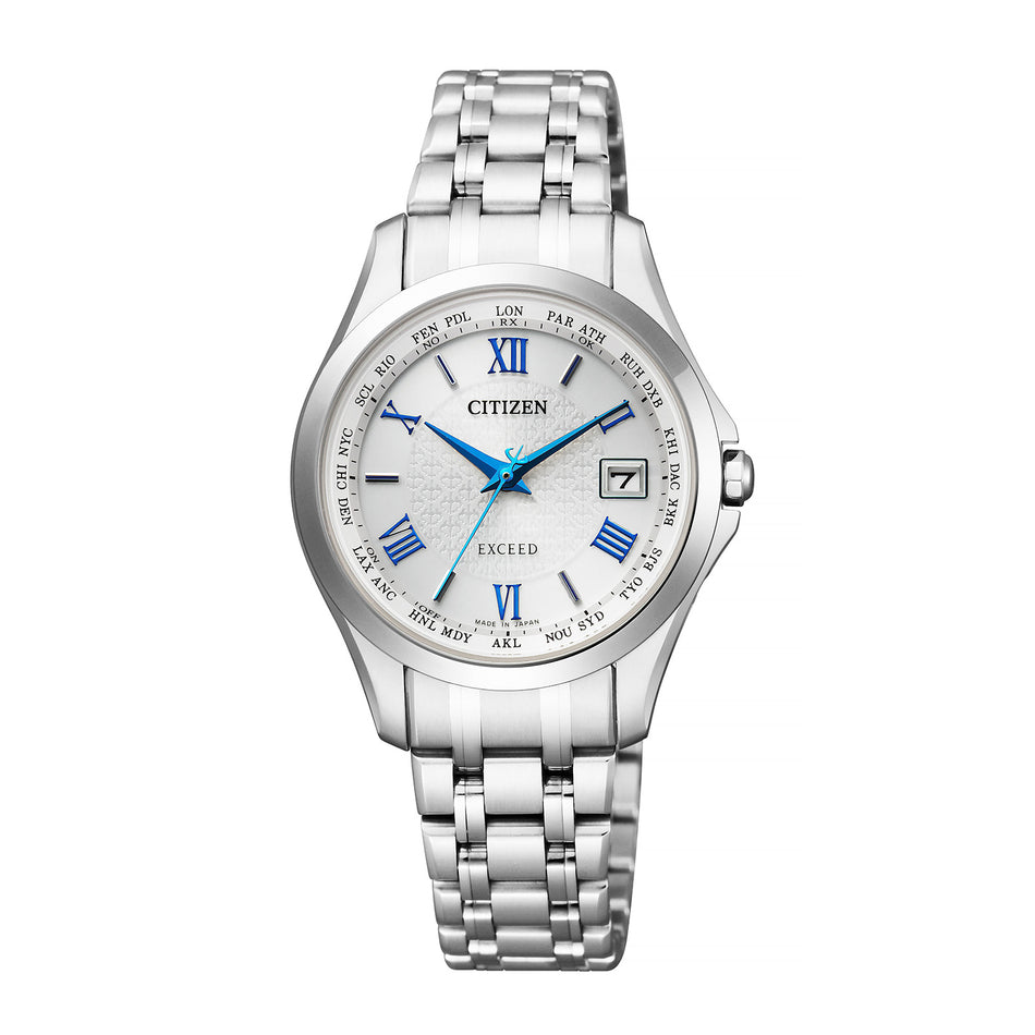 CITIZEN EC1120-59B Wrist watch EXCEED Eco Drive Silver Titanium Women Unused