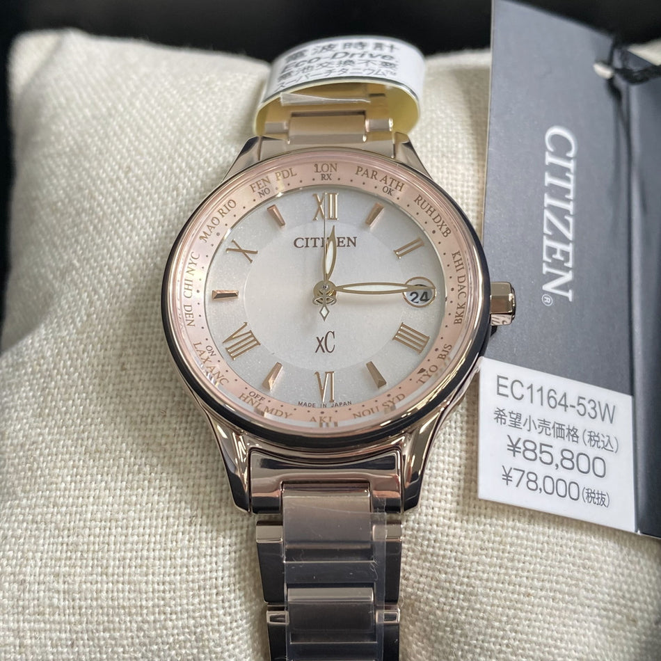 CITIZEN EC1164-53W Wrist watch XC Eco Drive Silver Super Titanium Women Unused
