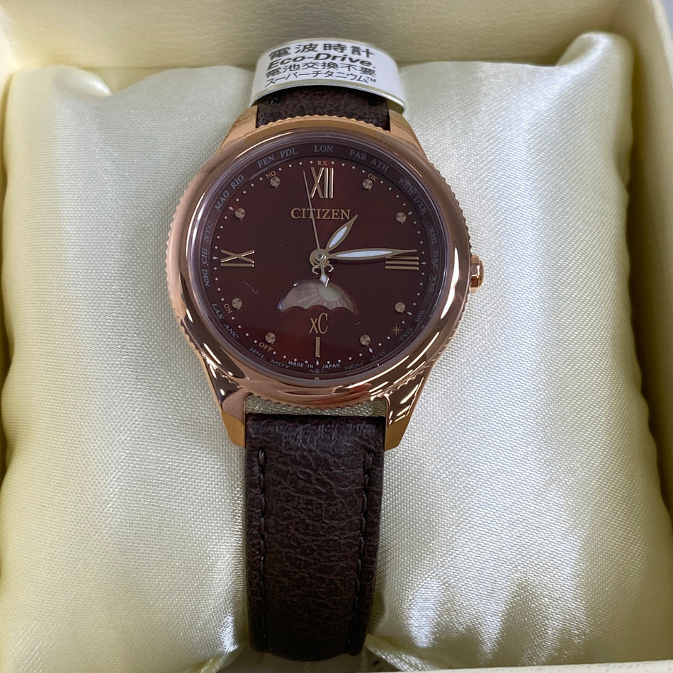 CITIZEN EE1002-01W Wrist watch XC Eco Drive Brown Super Titanium Women Unused