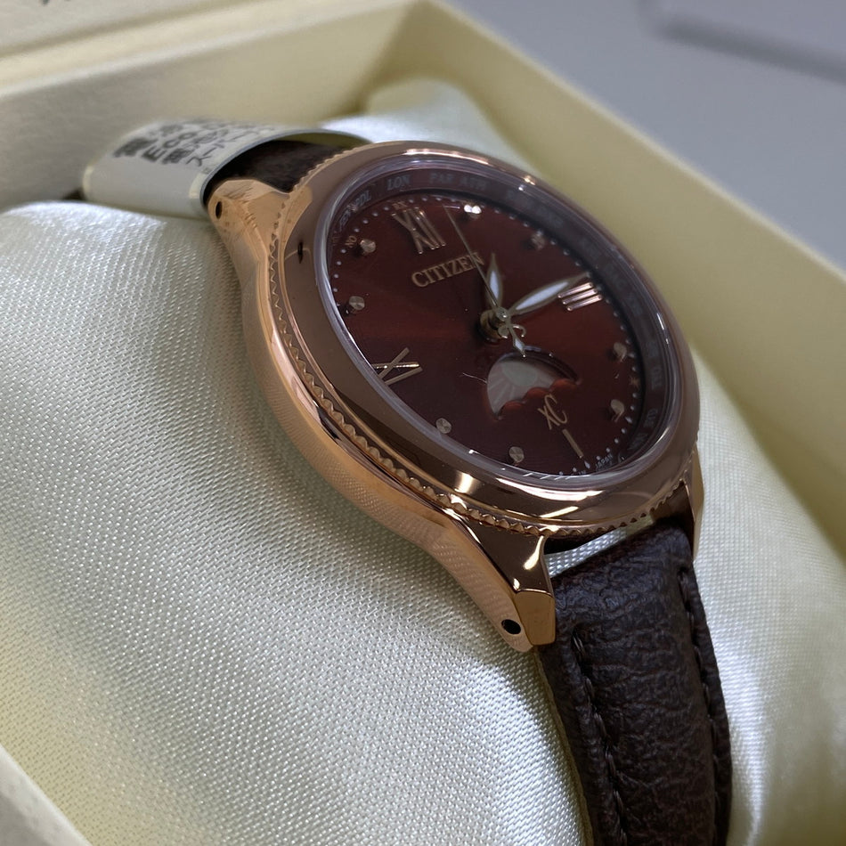 CITIZEN EE1002-01W Wrist watch XC Eco Drive Brown Super Titanium Women Unused