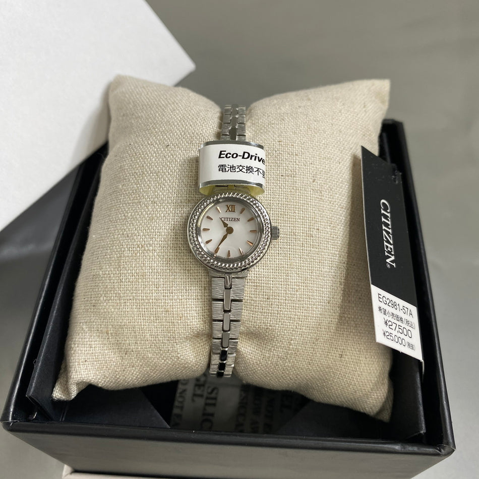 CITIZEN EG2981-57A Wrist watch Kii Eco Drive Silver SS Analog Women Unused