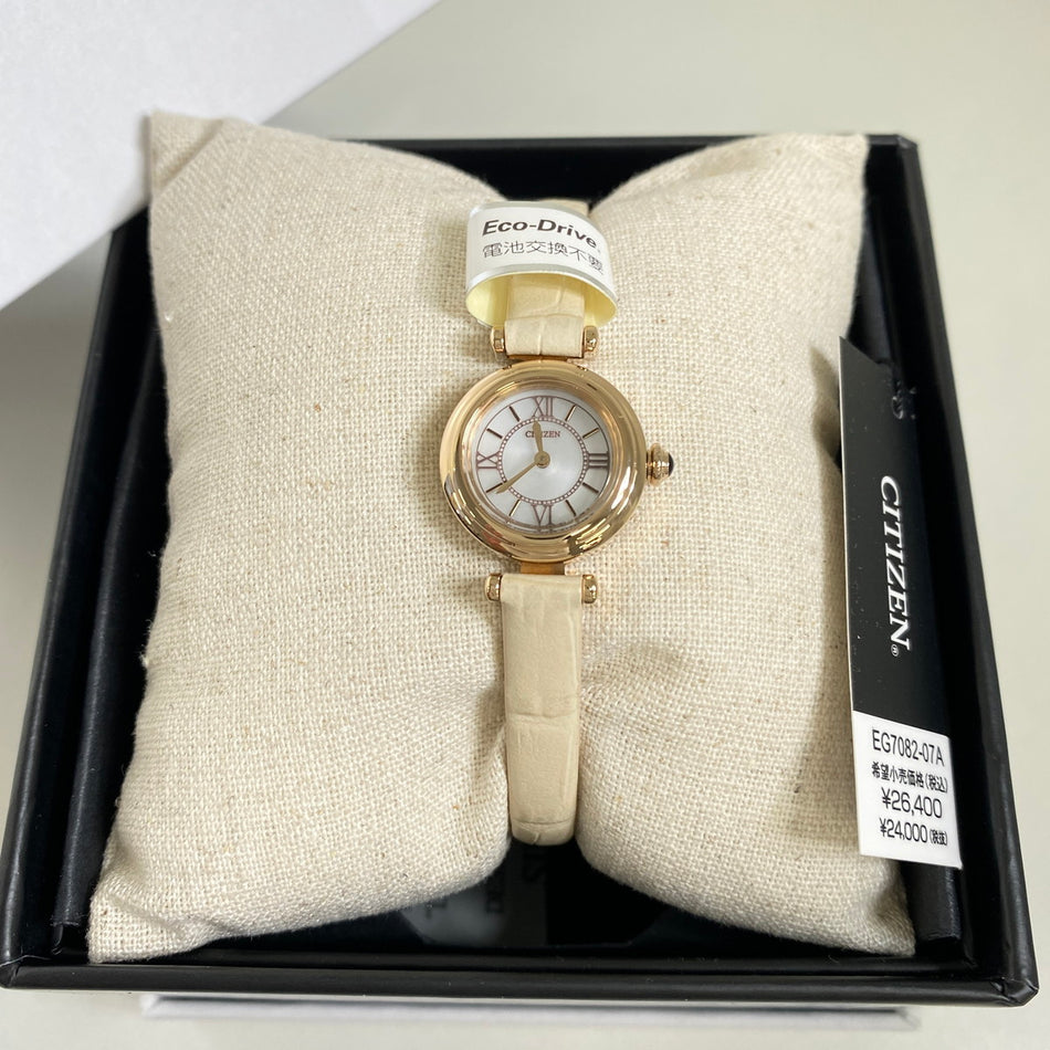 CITIZEN EG7082-07A Wrist watch Kii Eco Drive White SS Analog Women Unused