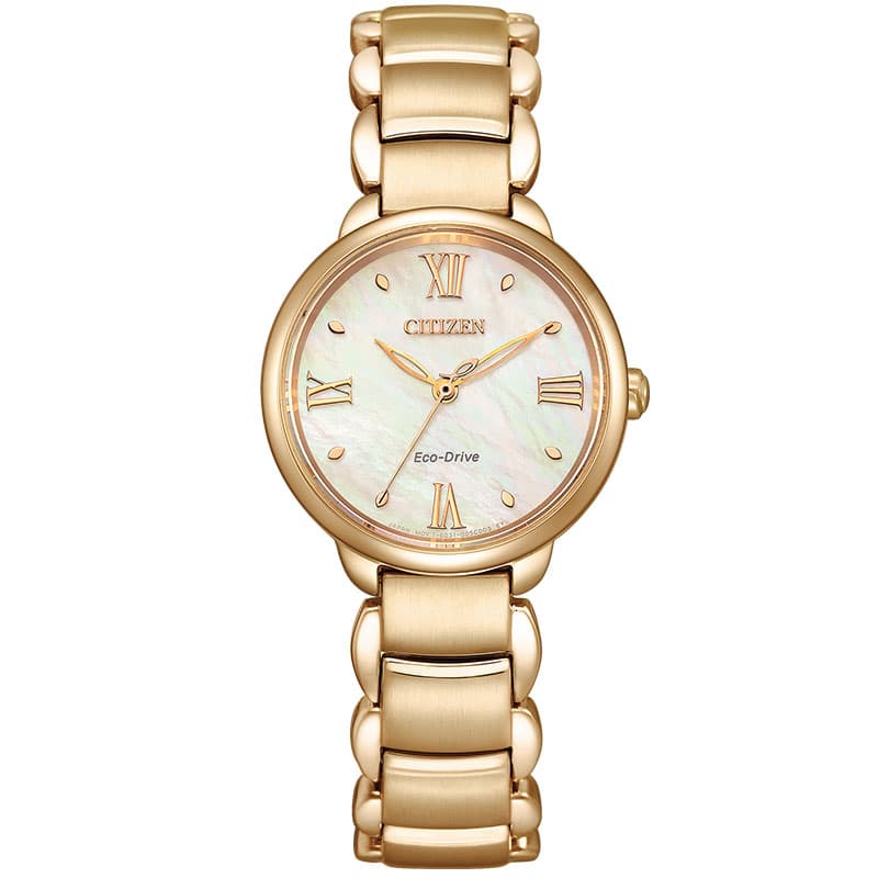 CITIZEN EM0929-81Y Unused L Eco Drive Sapphire glass SS Analog Women Wrist watch