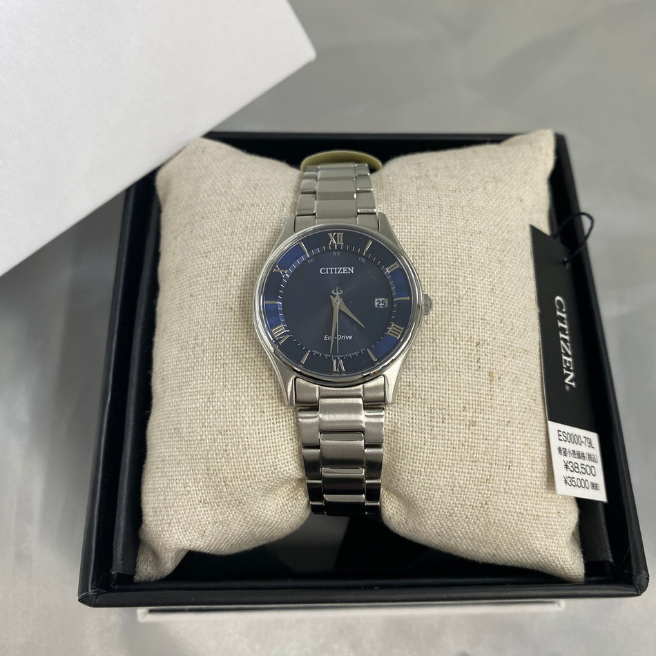 CITIZEN ES0000-79L Wrist watch COLLECTION Eco Drive Blue SS Women Unused