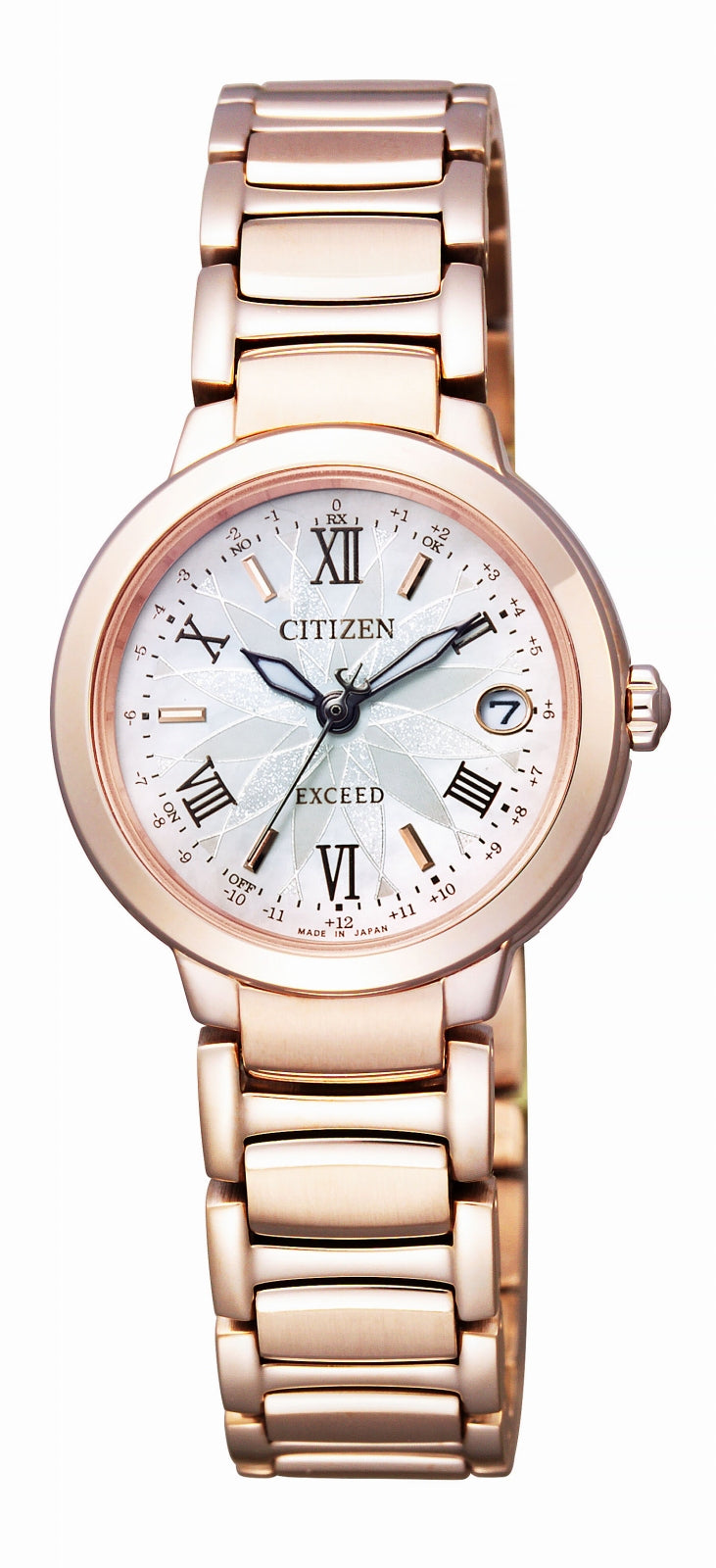 CITIZEN ES9322-57W Wrist watch EXCEED Eco Drive White shell Analog Women Unused