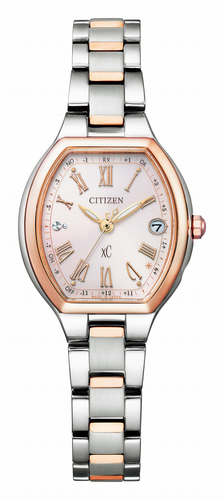 CITIZEN ES9364-57W Wrist watch XC basic Eco Drive Pink gold SS Women Unused
