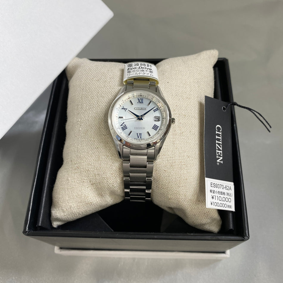 CITIZEN ES9370-62A Wrist watch EXCEED Eco Drive Silver Super Titanium Women Unused