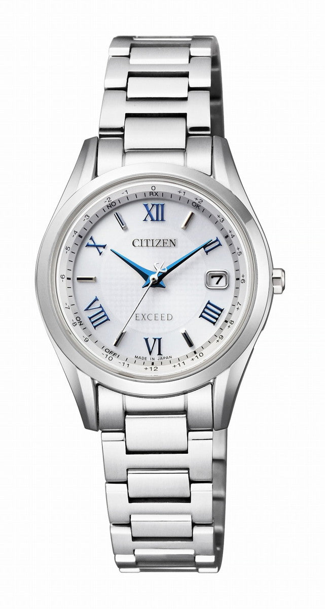 CITIZEN ES9370-62A Wrist watch EXCEED Eco Drive Silver Super Titanium Women Unused