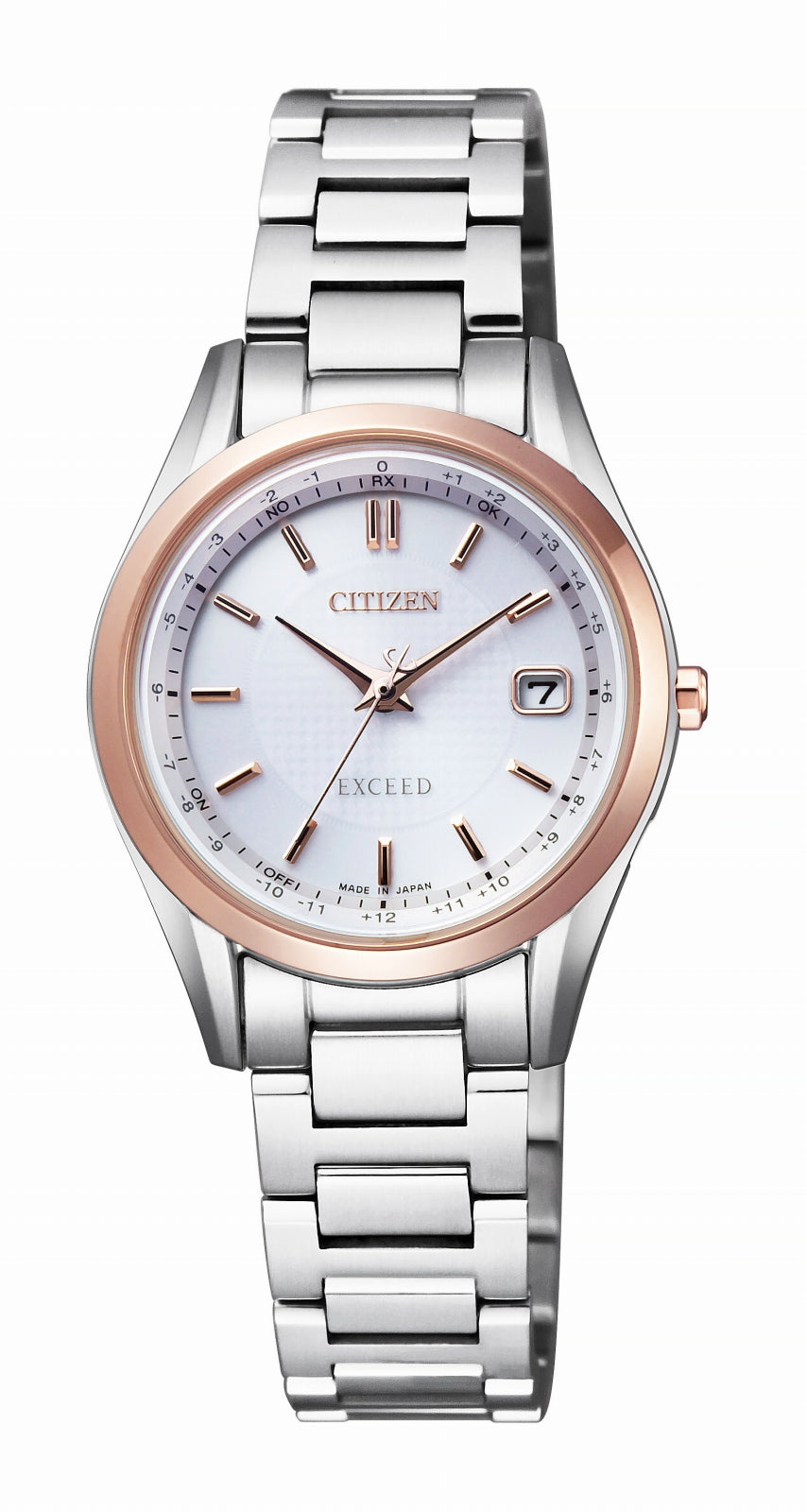 CITIZEN ES9374-53A Wrist watch EXCEED Eco Drive Silver Super Titanium Women Unused