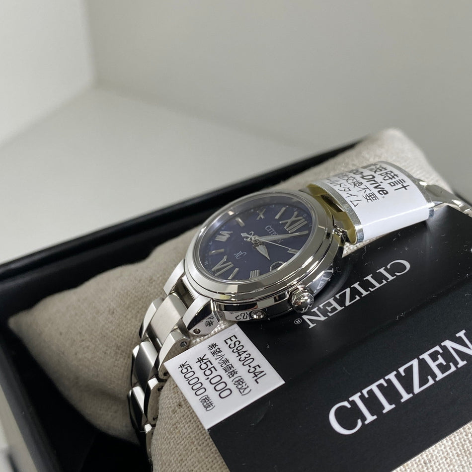 CITIZEN ES9430-54L Wrist watch XC basic Eco Drive Navy SS Analog Women Unused