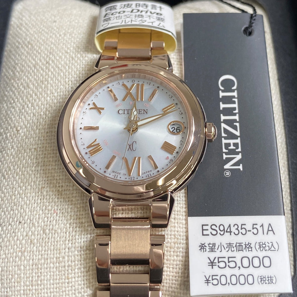 CITIZEN ES9435-51A Wrist watch XC STAINLESS STEEL Eco Drive Silver Women Unused