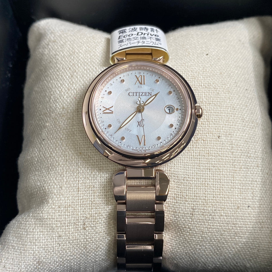 CITIZEN ES9464-52A Wrist watch XC mizu Eco Drive Silver Titanium Women Unused