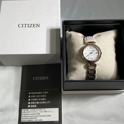 CITIZEN ES9464-52A Unused xC Eco Drive Sapphire glass Silver Women Wrist watch