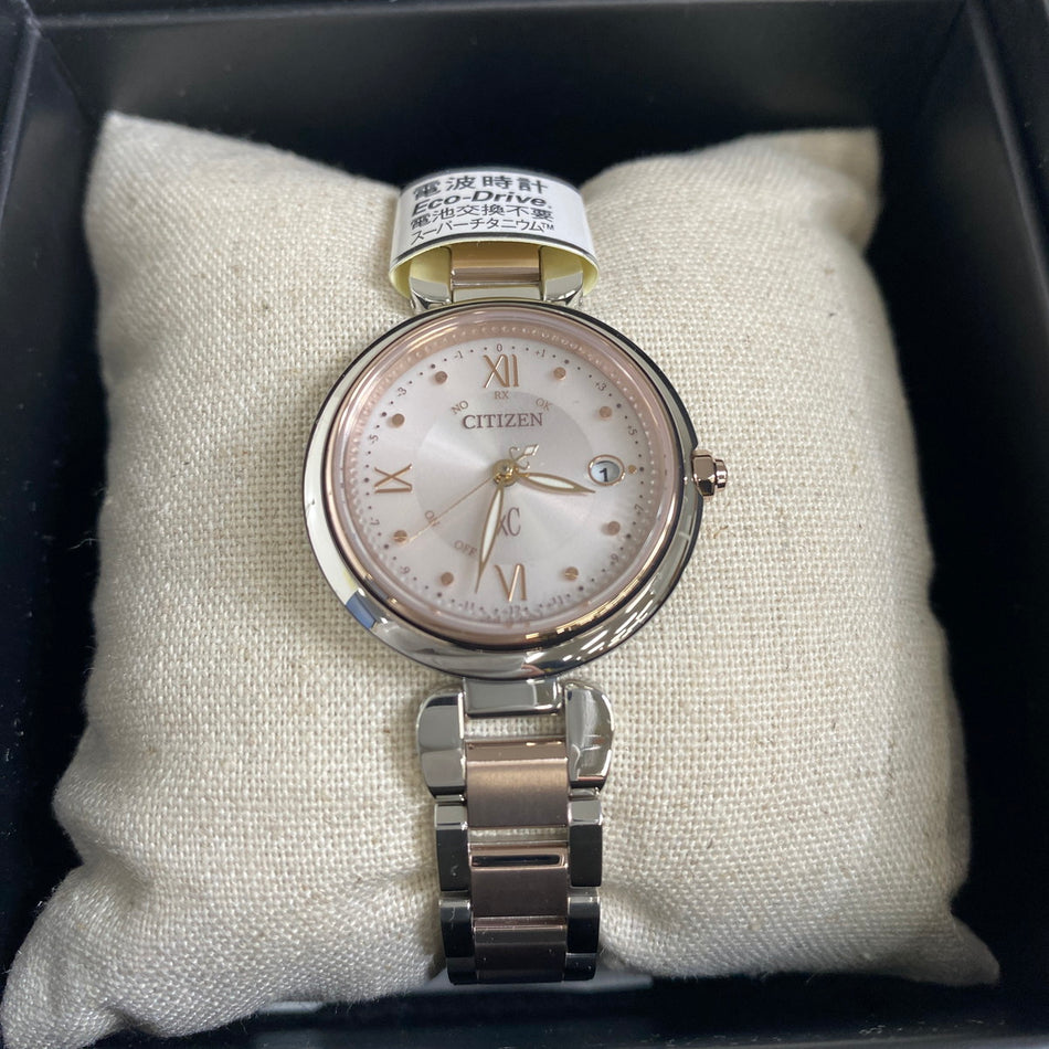 CITIZEN ES9465-50W Wrist watch XC mizu Eco Drive Pink Titanium Women Unused