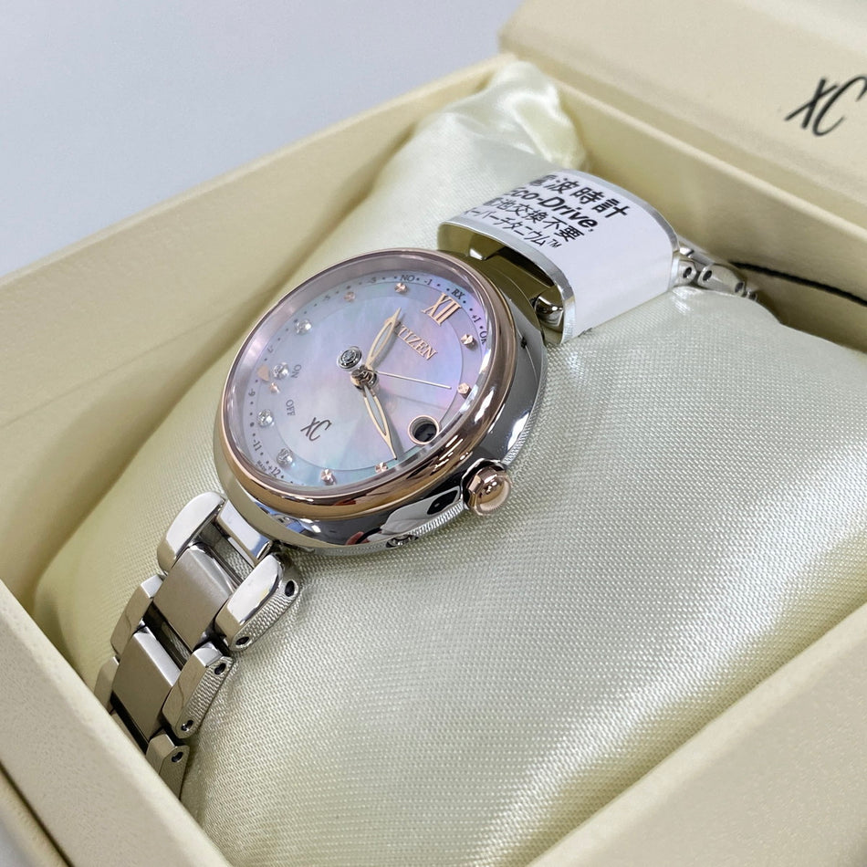 CITIZEN ES9466-65W Wrist watch xC Eco Drive White Super Titanium Women Unused