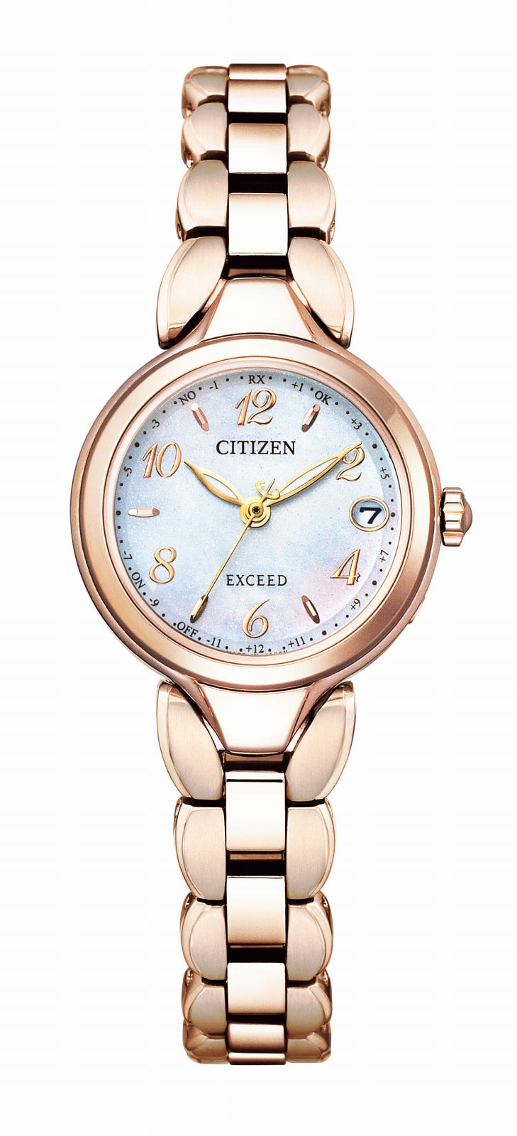 CITIZEN ES9472-54W Wrist watch EXCEED Eco Drive White Titanium Women Unused