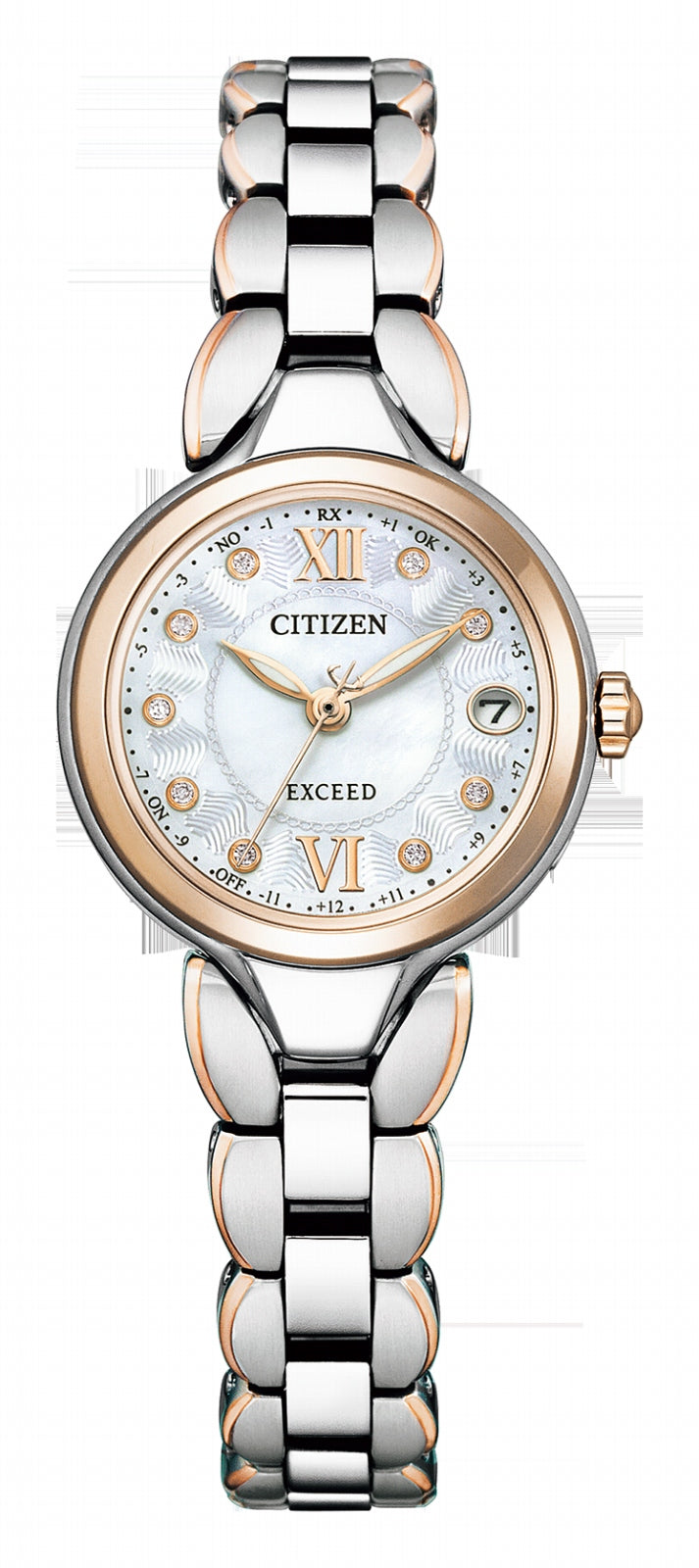 CITIZEN ES9474-67W Wrist watch EXCEED Eco Drive White SuperTitanium Women Unused