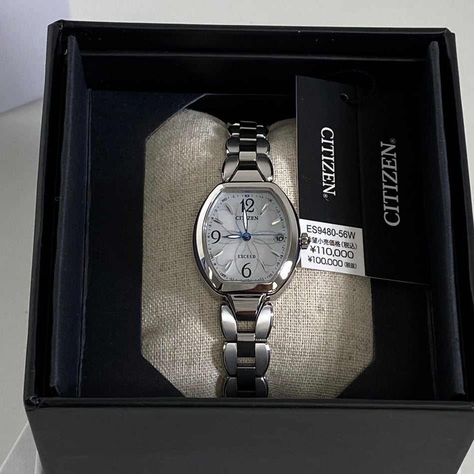 CITIZEN ES9480-56W Wrist watch EXCEED Eco Drive White TitaniumWomen Unused