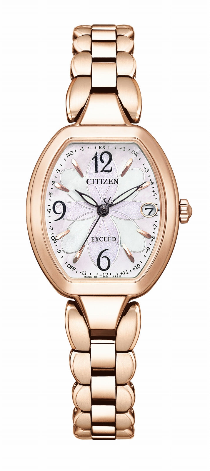 CITIZEN ES9482-51W Wrist watch EXCEED Eco Drive White Titanium Women Unused