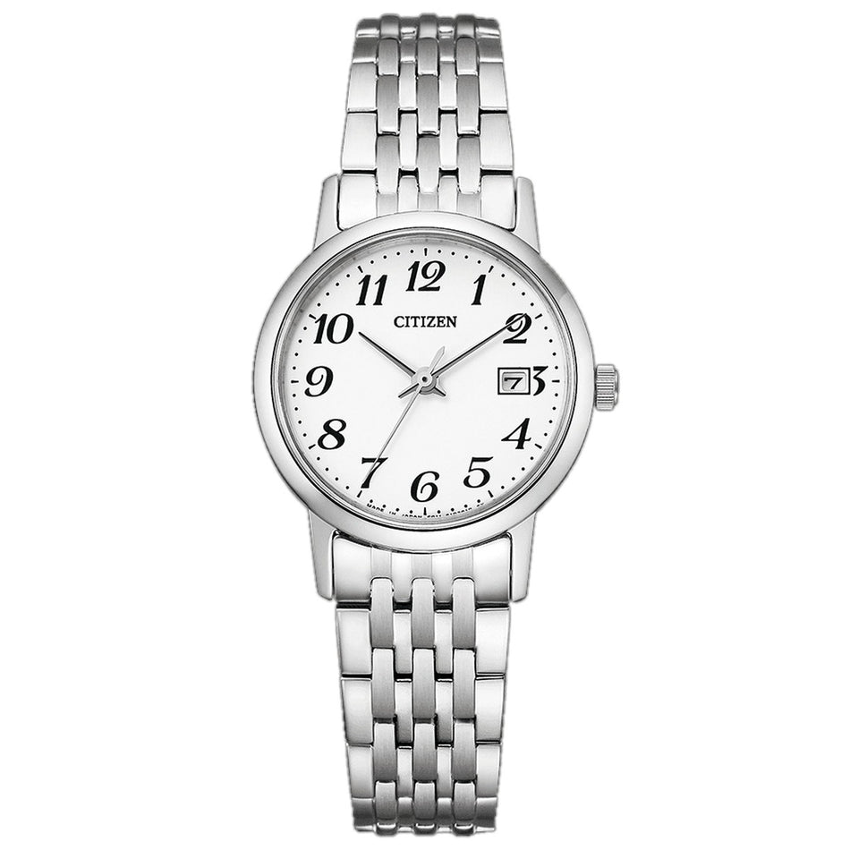 CITIZEN EW1580-50B Wrist watch Eco Drive White SS Analog Women Unused
