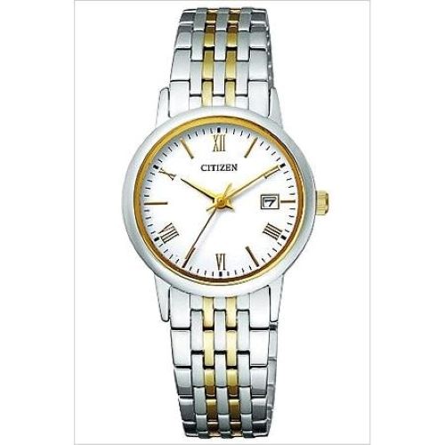 CITIZEN EW1584-59C Unused Eco Drive Sapphire glass White Analog Women Wristwatch