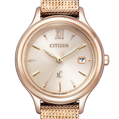 CITIZEN EW2635-54A Unused xC Eco Drive Sapphire glass Pink SS Women Wristwatch