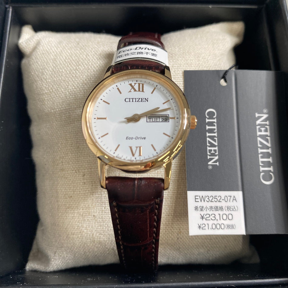 CITIZEN EW3252-07A Wrist watch Photovoltaic Eco Drive SS Analog Women Unused
