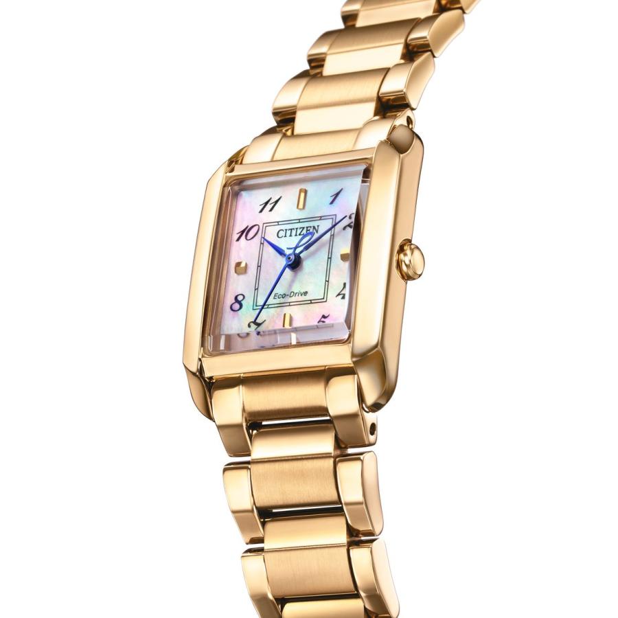 CITIZEN EW5603-89Y Wrist watch L Eco Drive Pink shell SS Analog Women Unused