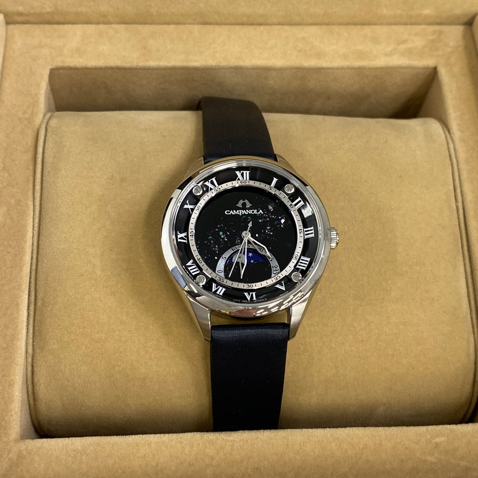 CITIZEN EZ2000-14E Wrist watch CAMPANOLA Quartz Black(lacquered) SS Women Unused