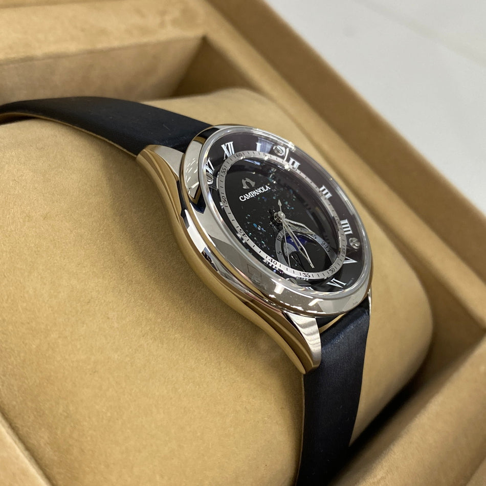CITIZEN EZ2000-14E Wrist watch CAMPANOLA Quartz Black(lacquered) SS Women Unused